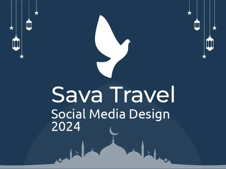 sava travel agency social media design 2024
