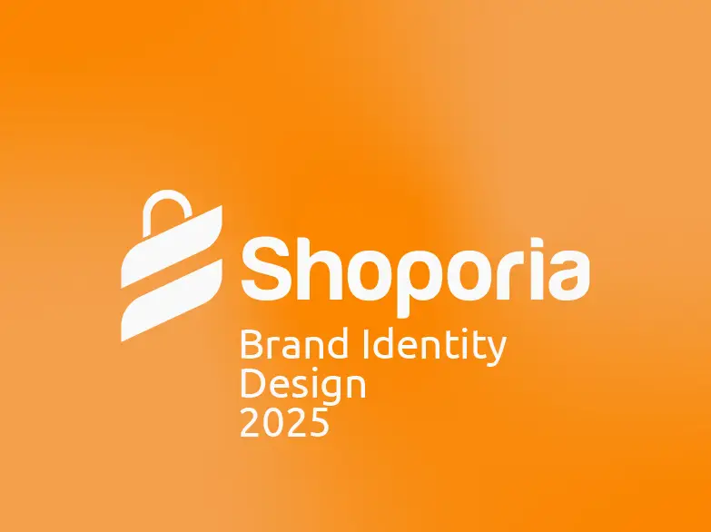 shoporia e commerce brand identity